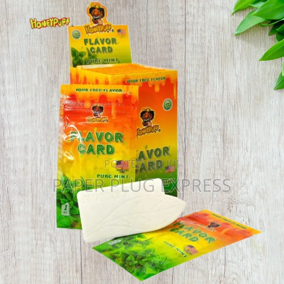 Honeypuff Pure Mint Flavour Cards Insert Infusion
