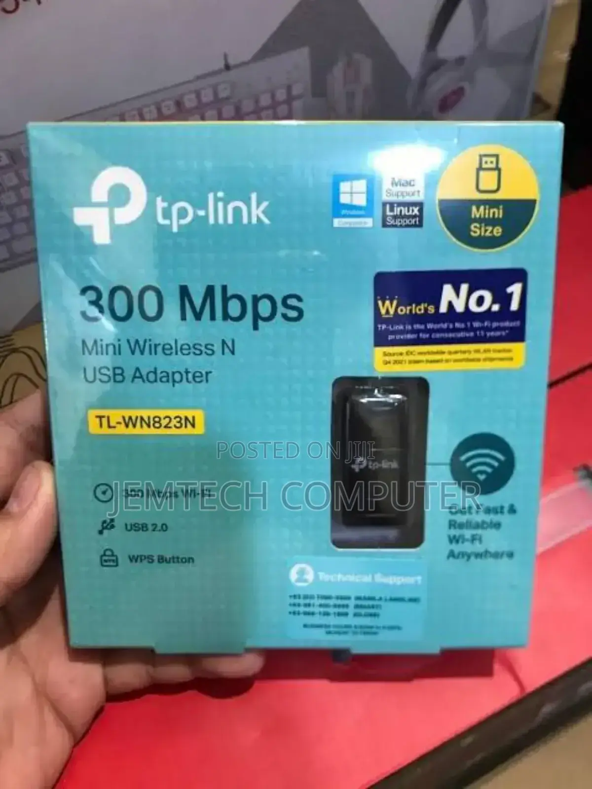 Tp-Link AC1300 Mini Wireless USB Adapter TL-WN823N