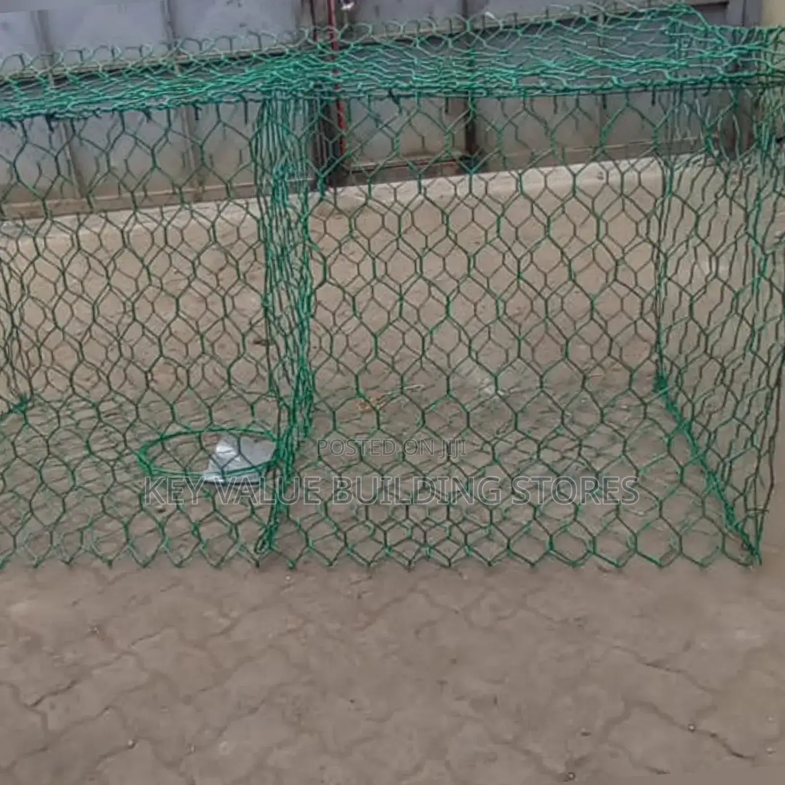 PVC Coated Gabion Boxes -2×1×1 (3mm)