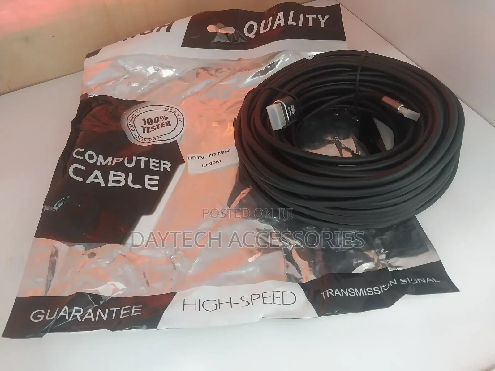 At 60hz Mini Hdmi to Hdmi 2.0 Cable 20 Meters