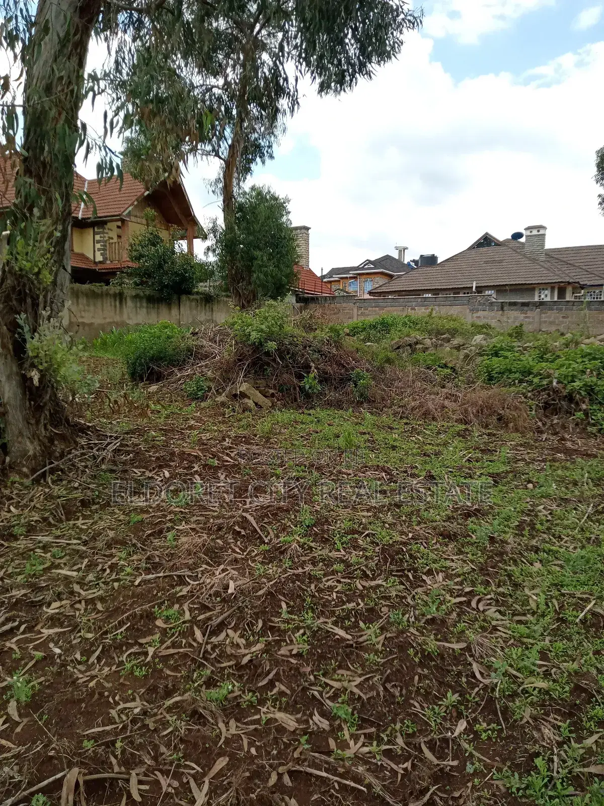 1/2 Acre Hillside With Perimeter Wall .