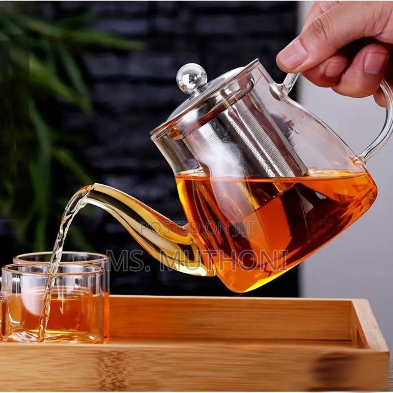 Borosilicate Glass Tea Pot With Infuser*