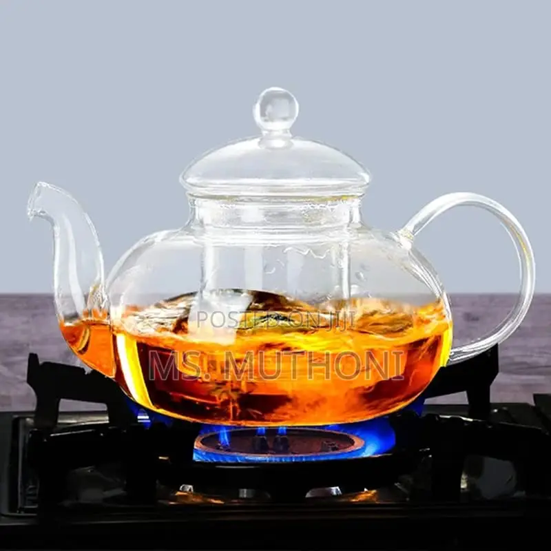 800 Ml Heat Resistant Glass Tea Pot*