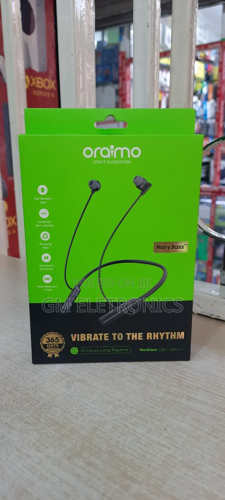 New Oraimo Necklace Lite OEB-311 Neckband Wireless Earphone