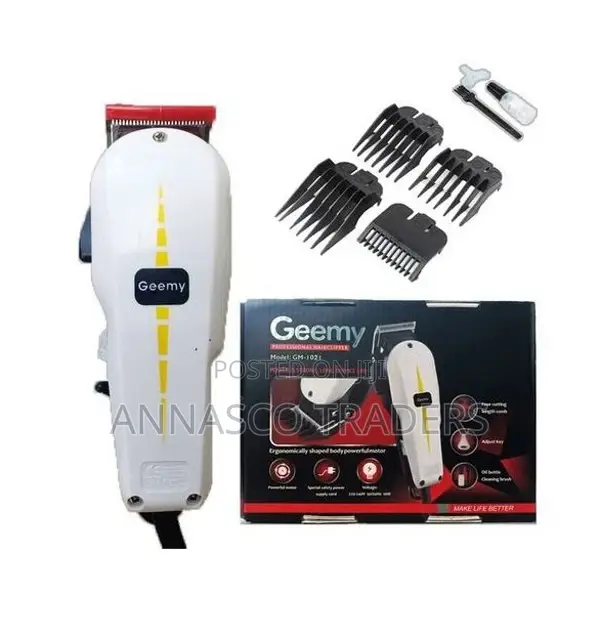 Geemy Electric Hair Trimmer Barbering Machine - Kinyozi