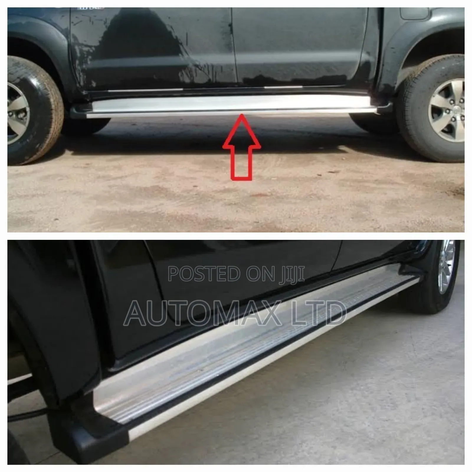 Toyota Universal Side Steps (Can Be Cut to Desired Length)