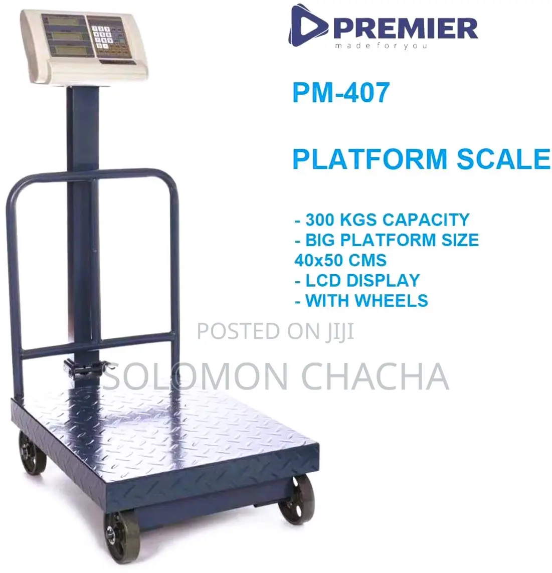 Premier Digital Heavy Duty Platform 200KG Weighing Scale