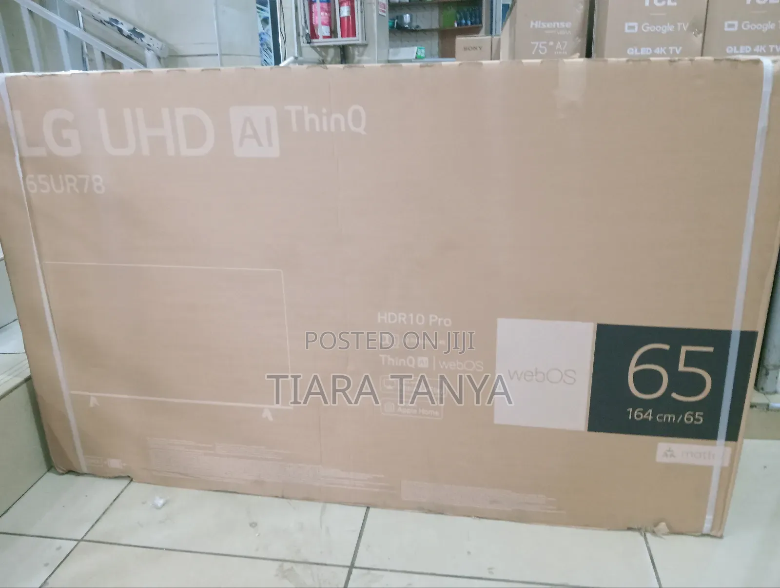 LG 65" UR78 Smart Uhd Thinq Tv
