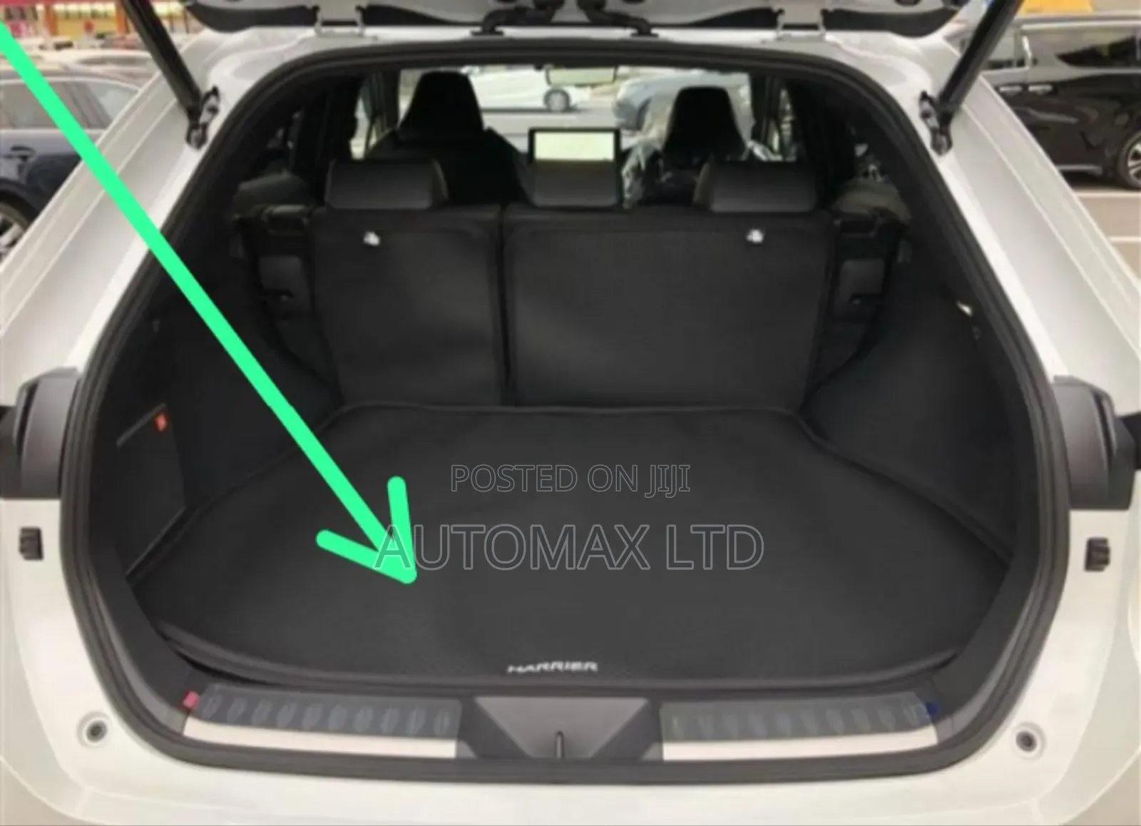 Rear "Branded" Original Floor Boot Mat for Toyota Harrier,