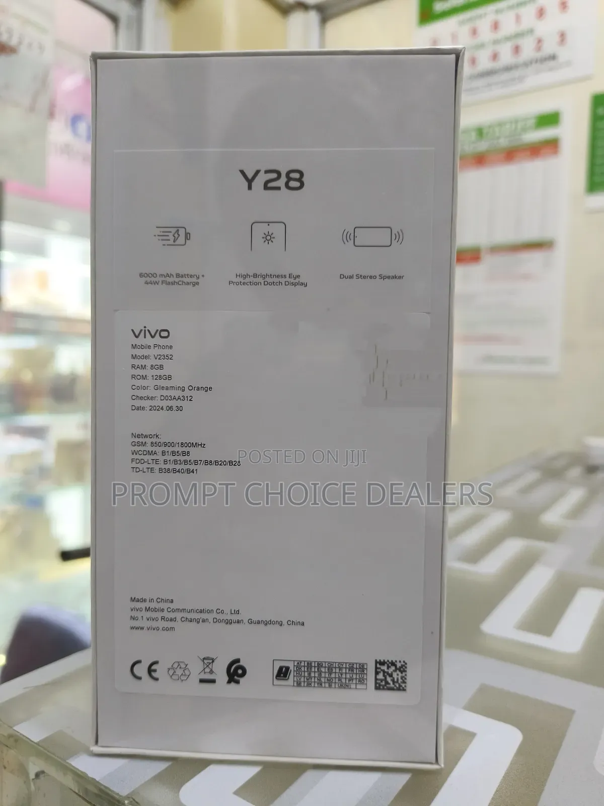 New Vivo Y28 8 GB Gold
