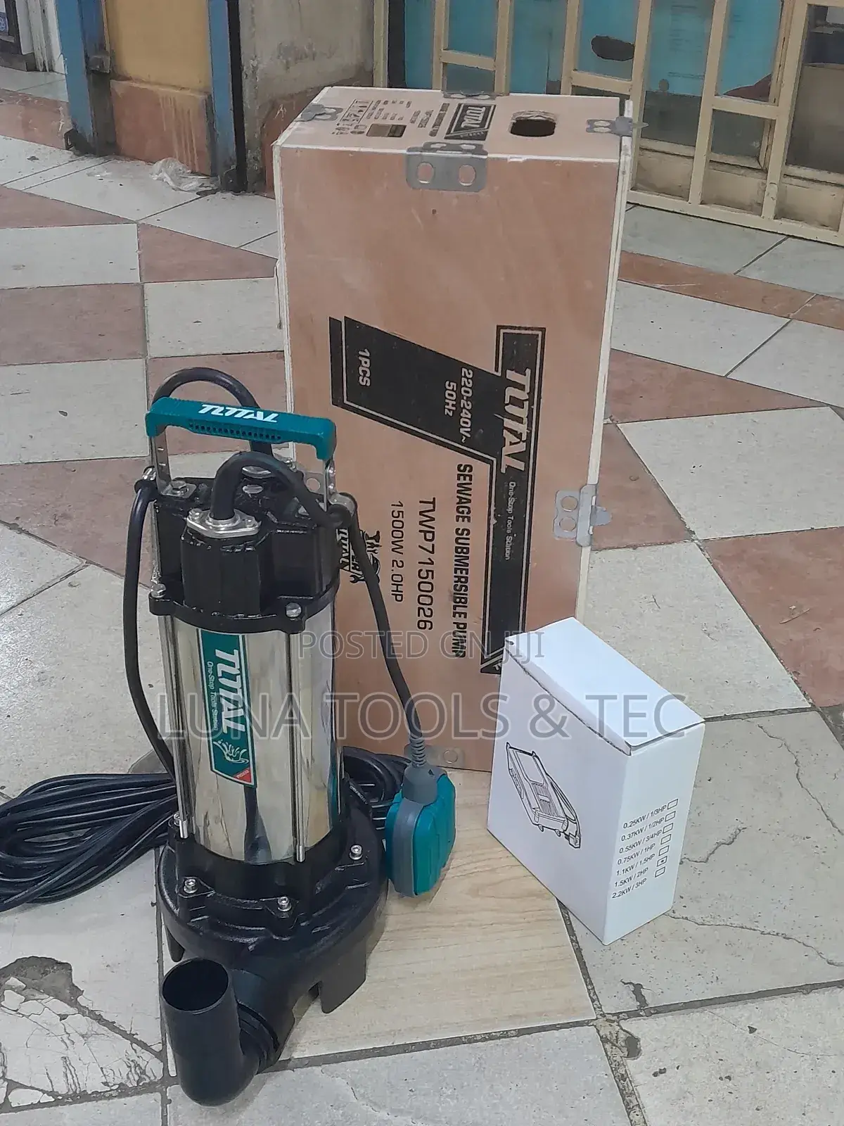 Sewage Submersible Water Pump, 2hp,350max.Head.