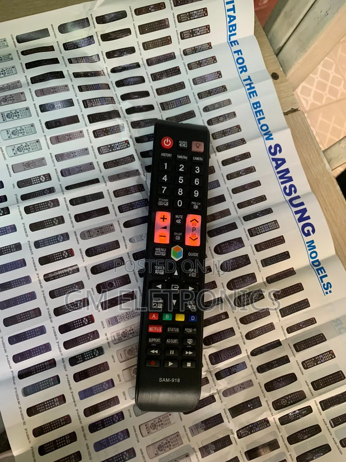 New Samsung(Sam 19)Universal Replacement Remote Control.
