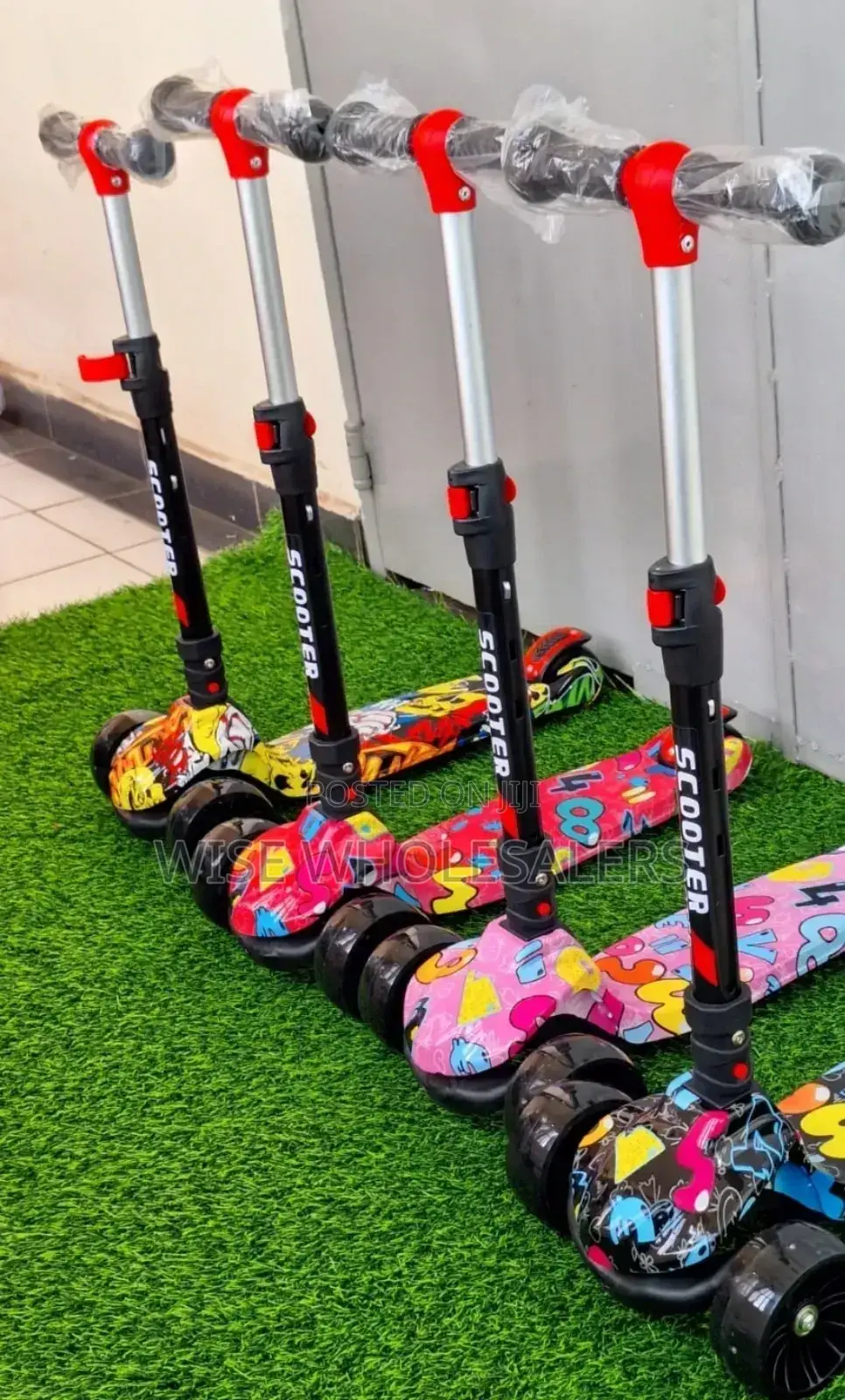 Scooter With Graffiti