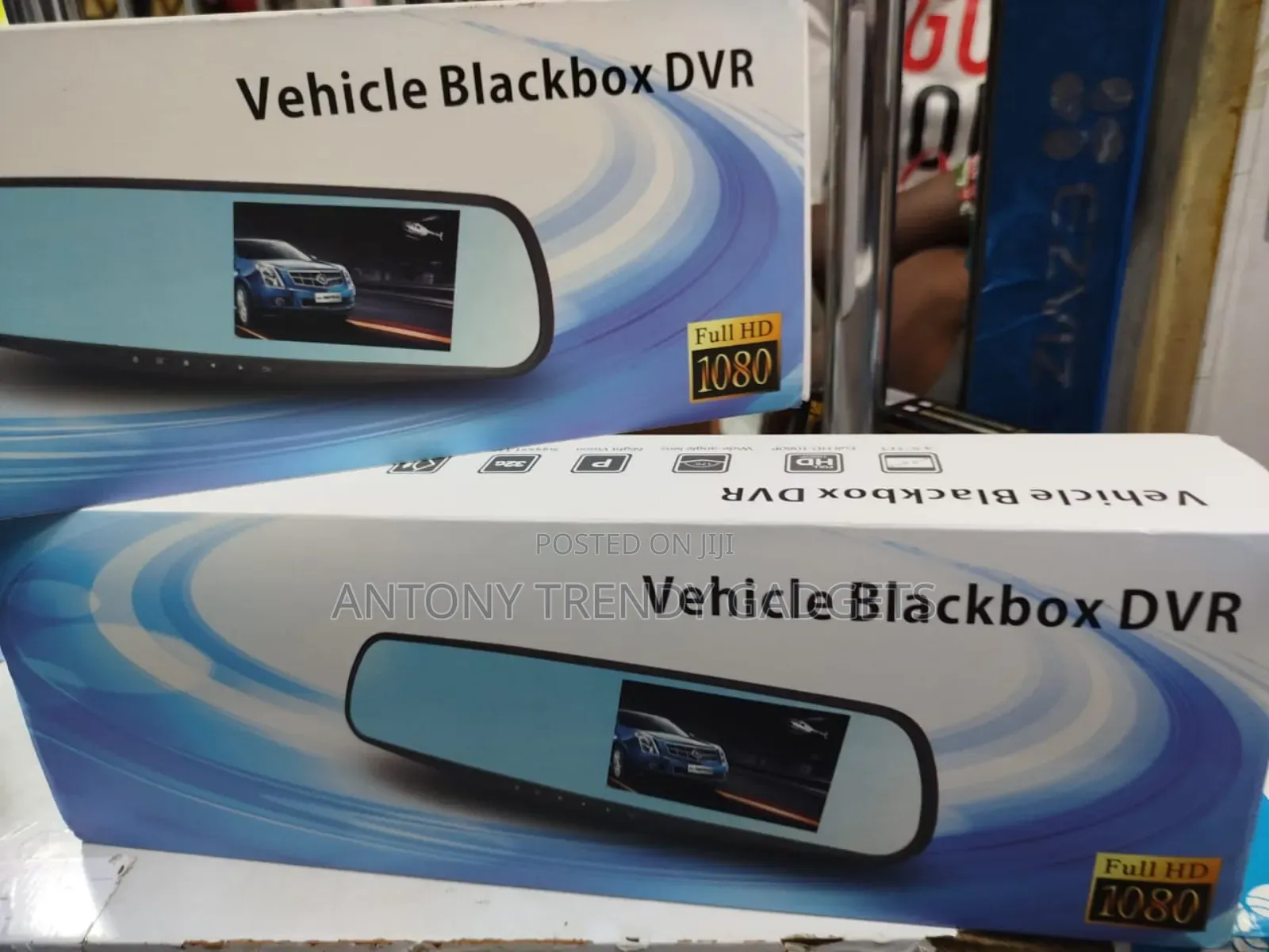 Vehicle Blackbox DVR With Reverse Camera And Parking Sensors