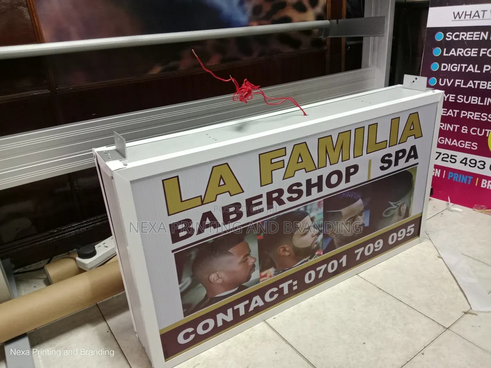 Barbershop Outdoor Signages