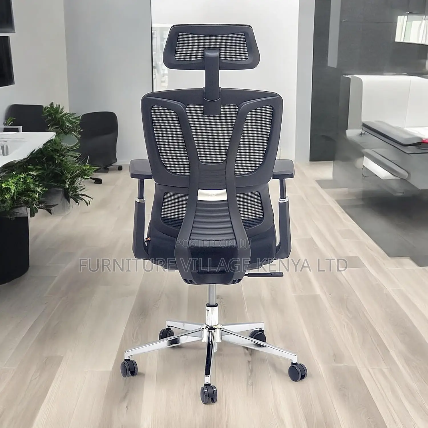 Orthopedic Office Chair, High-Back Swivel Desk Seat
