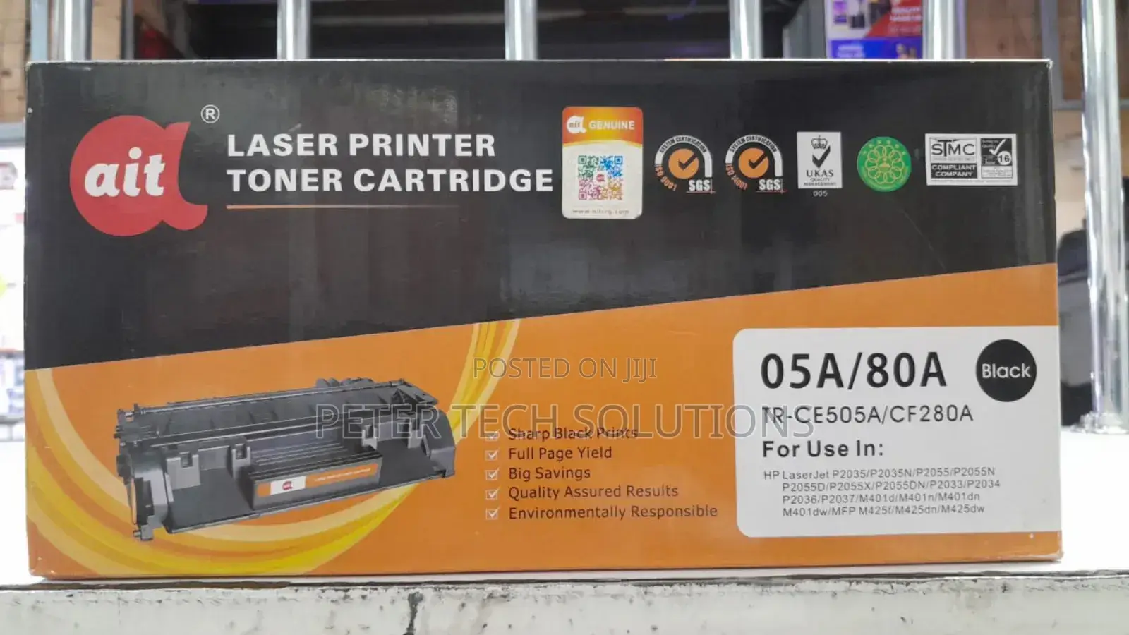 HP 05A Black Laserjet Toner Cartridge
