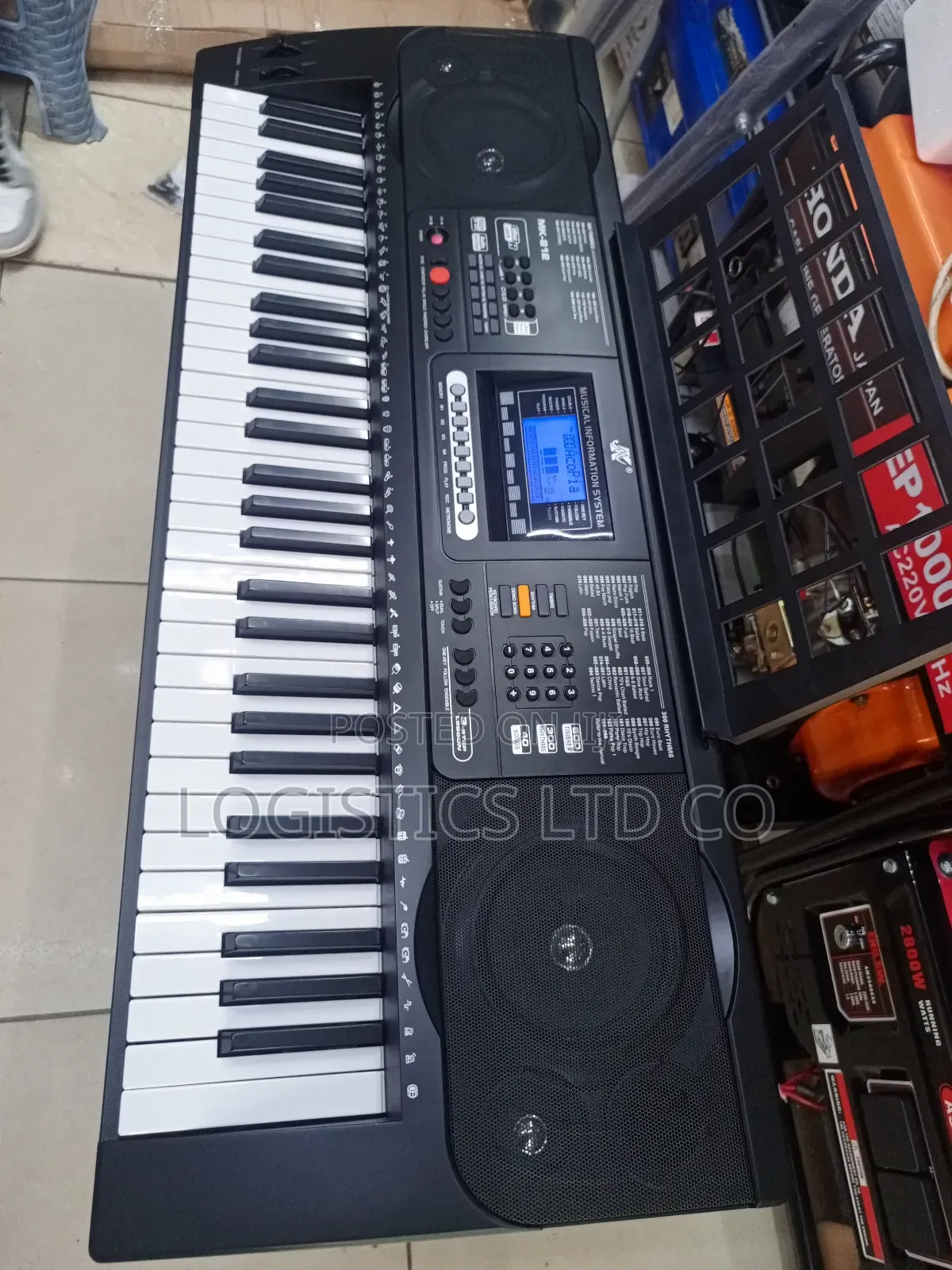 Mk Audio MK-812 ELECTRONIC KEYBOARD 61 KEYS Piano With USB
