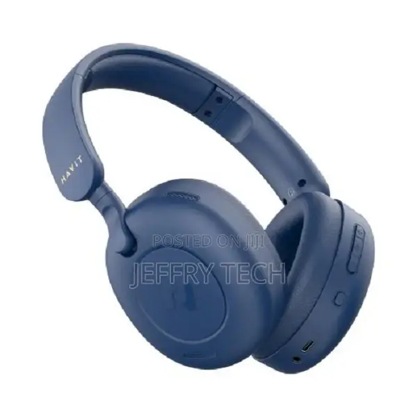 Havit H655BT Hybrid ANC Wireless Headphones – Blue