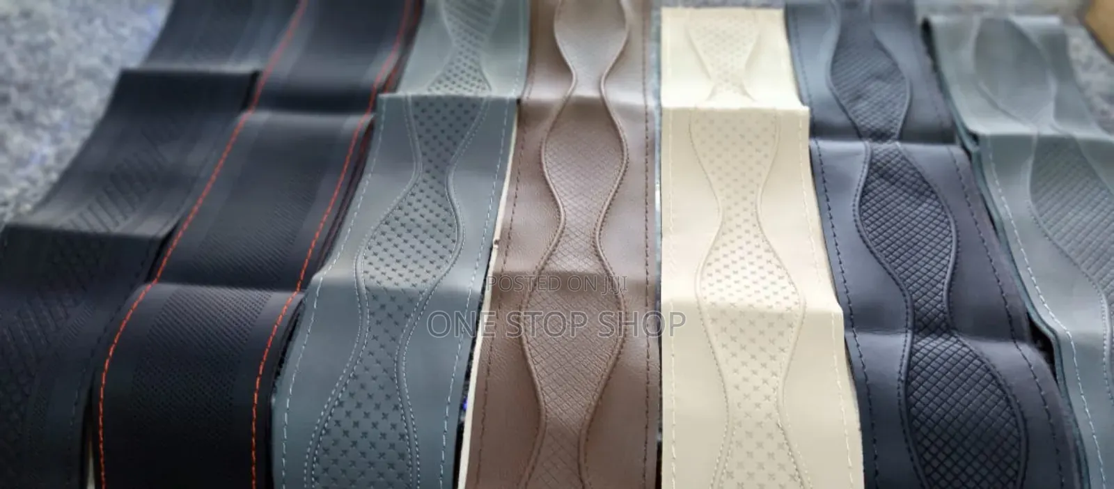 Stitching Steering Leather Cover(+ Stitching Thread+Kneedle