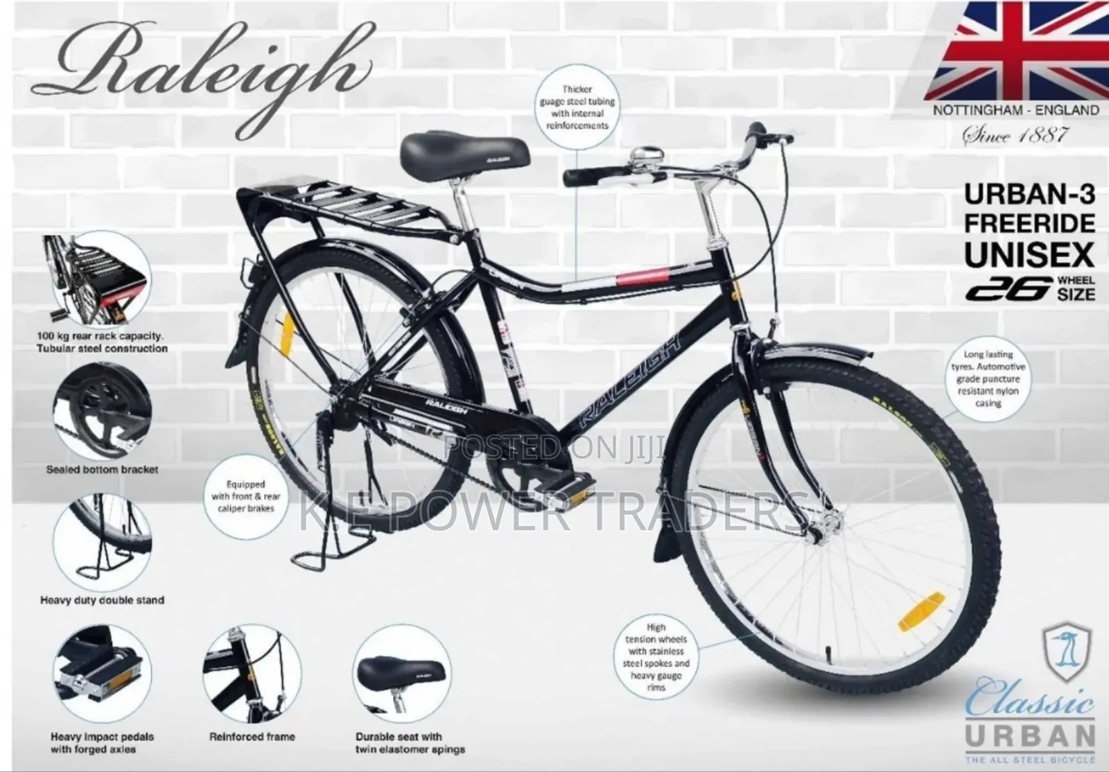 26 Inch Raleigh Adult Bicycle