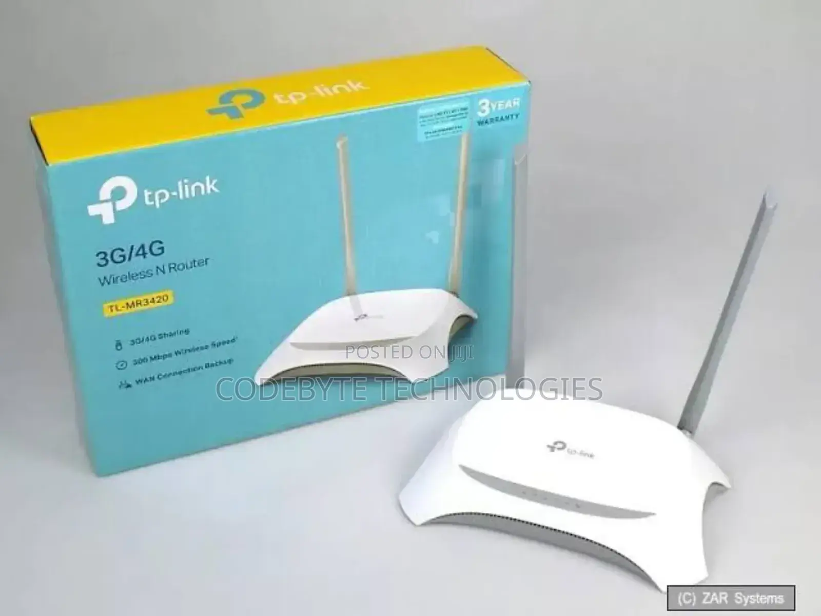 Tp-Link TL-MR3420 3g/4g Wireless N Router