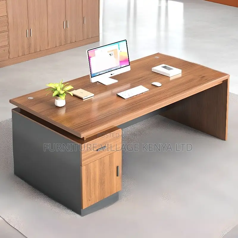 Sleek Computer Work Desk With Cable Management -1.2 Meters