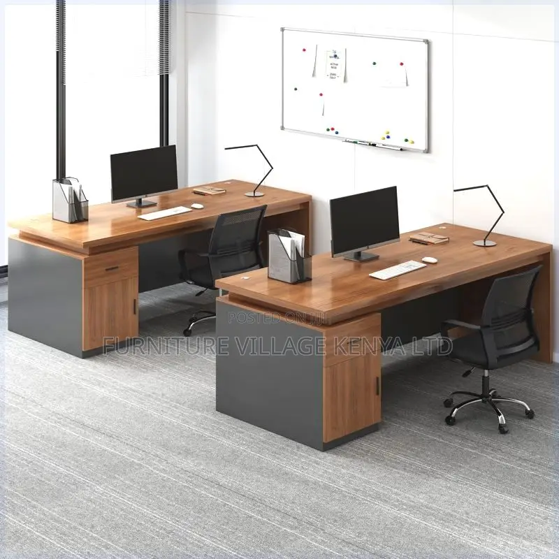 Sleek Computer Work Desk With Cable Management -1.2 Meters