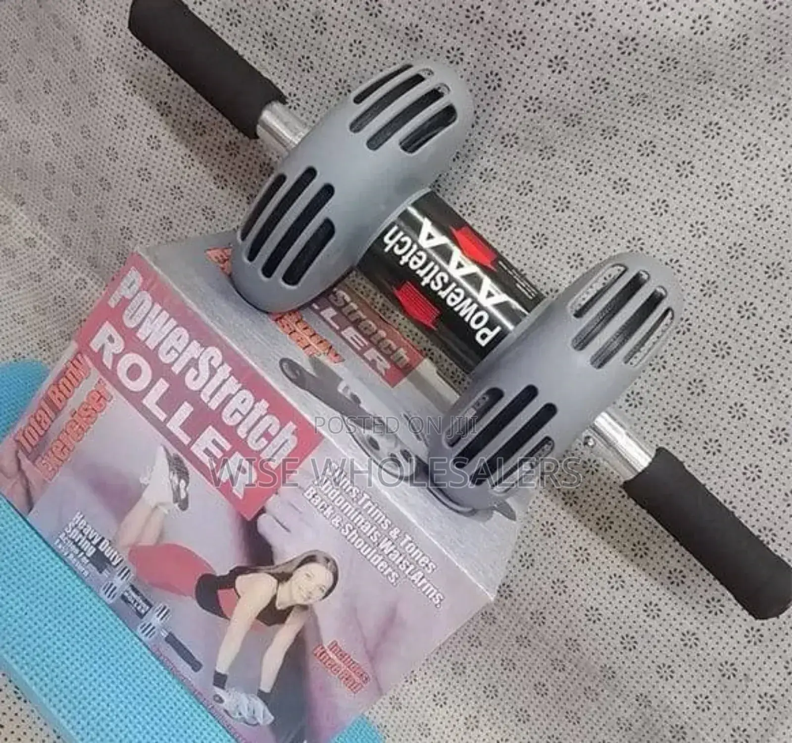 Power Stretch Abdominal Exercise Wheel Roller