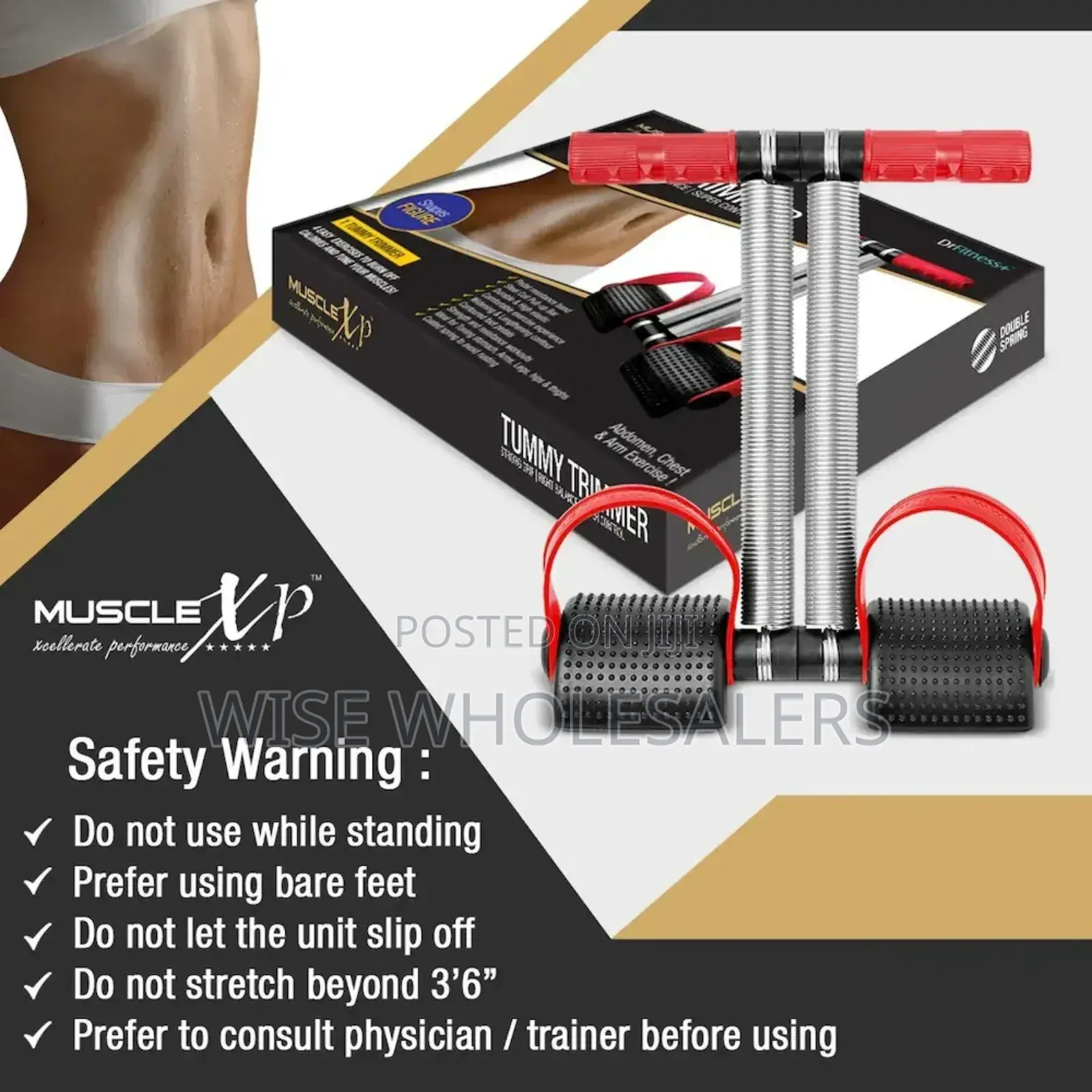 ✓ Tummy , Chest Pull And Hand Grip Exerciser✓Available