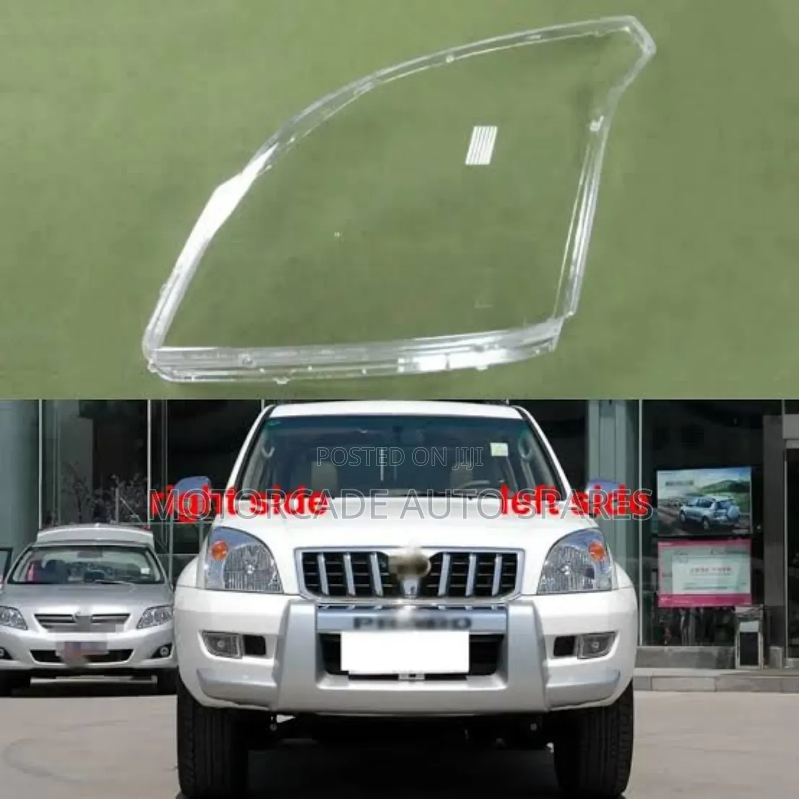 Toyota Landcruiser Prado J120 Headlight Lens