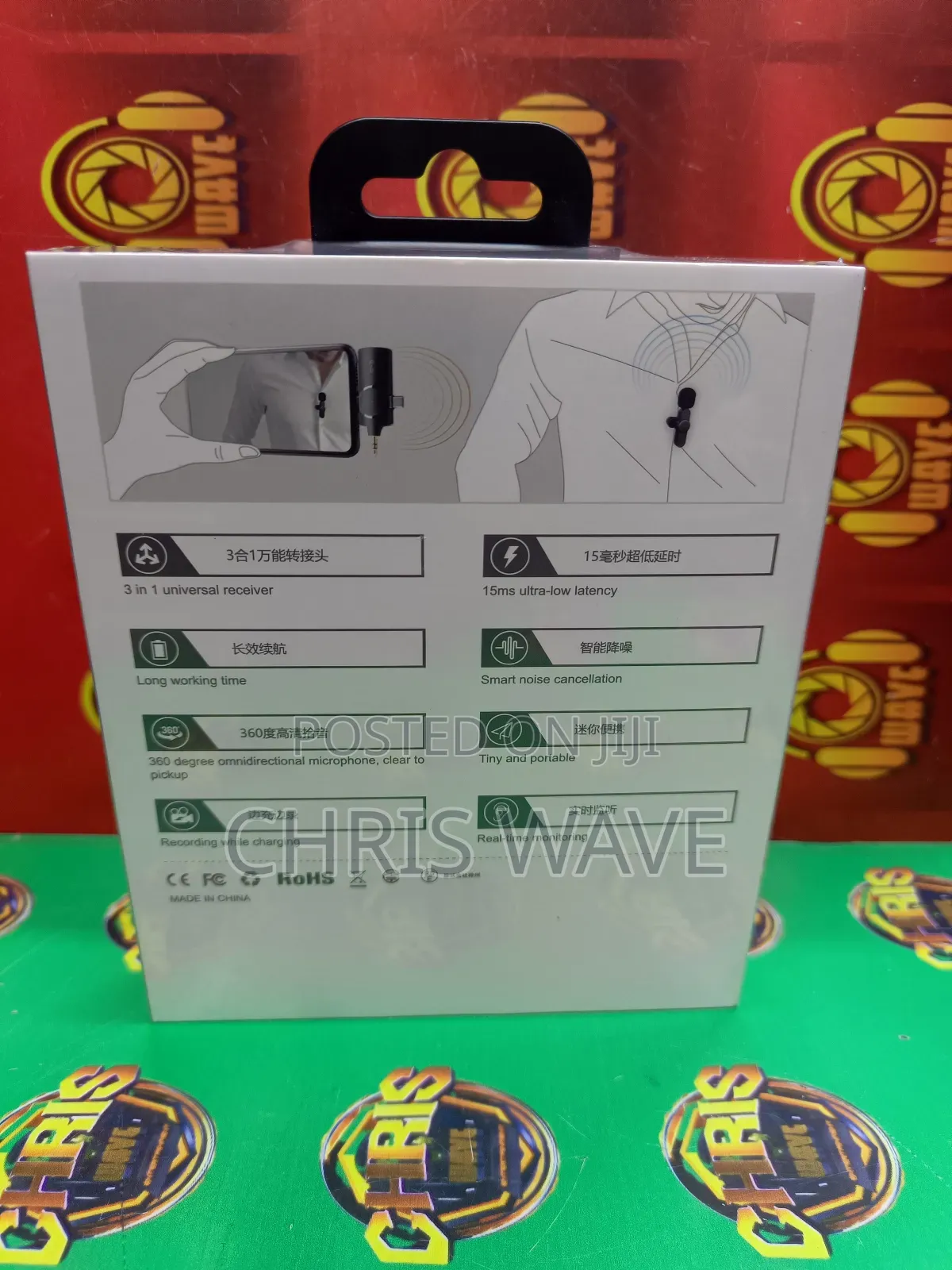 Wireless Microphone for All Cameras and Phones