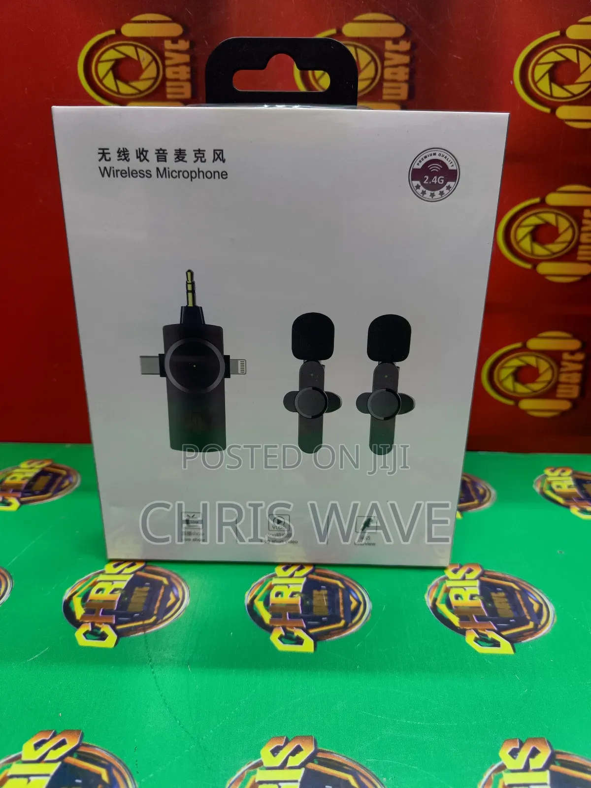 Wireless Microphone for All Cameras and Phones