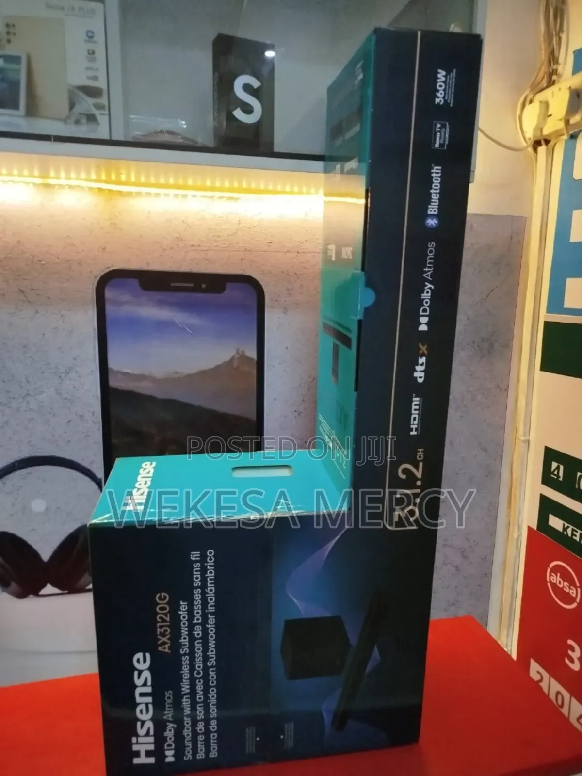Hisense Ax3120 360w Soundbar | 3.1.2 Channel Soundbar