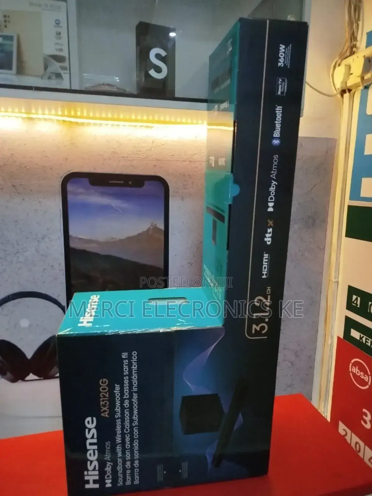 Hisense Ax3120 360w Soundbar | 3.1.2 Channel Soundbar