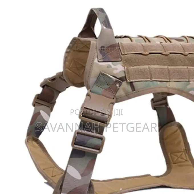 Dog Harness Service Dogs Padded Pet Vest for Training- Large