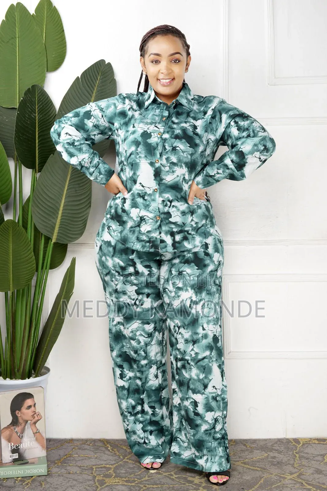 Designer 2pc Trouser Set