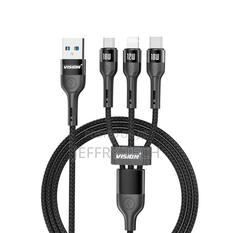 Vision Plus 3 in 1 Cable 1 M