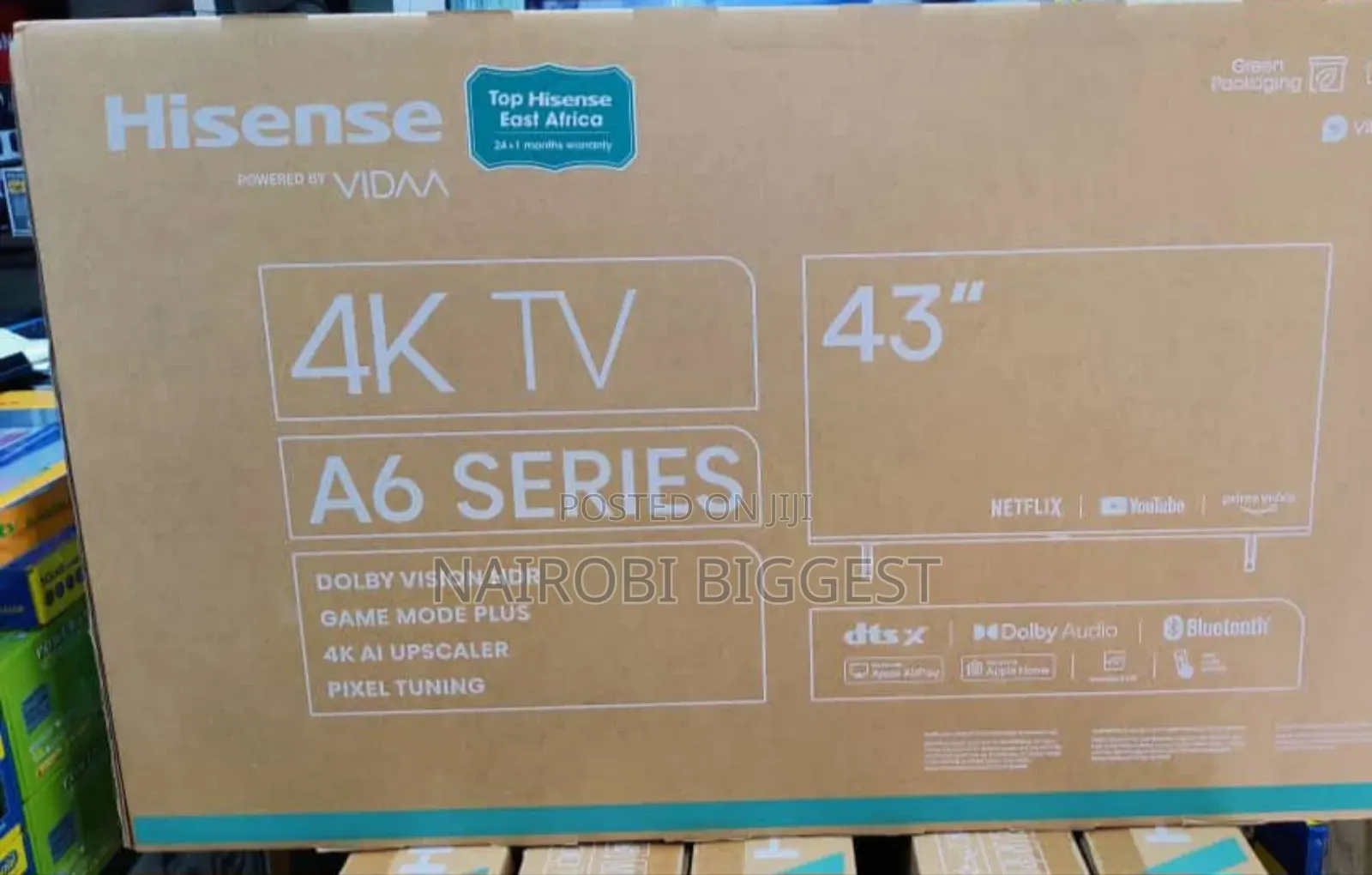 Hisense 43" A6 Smart Television