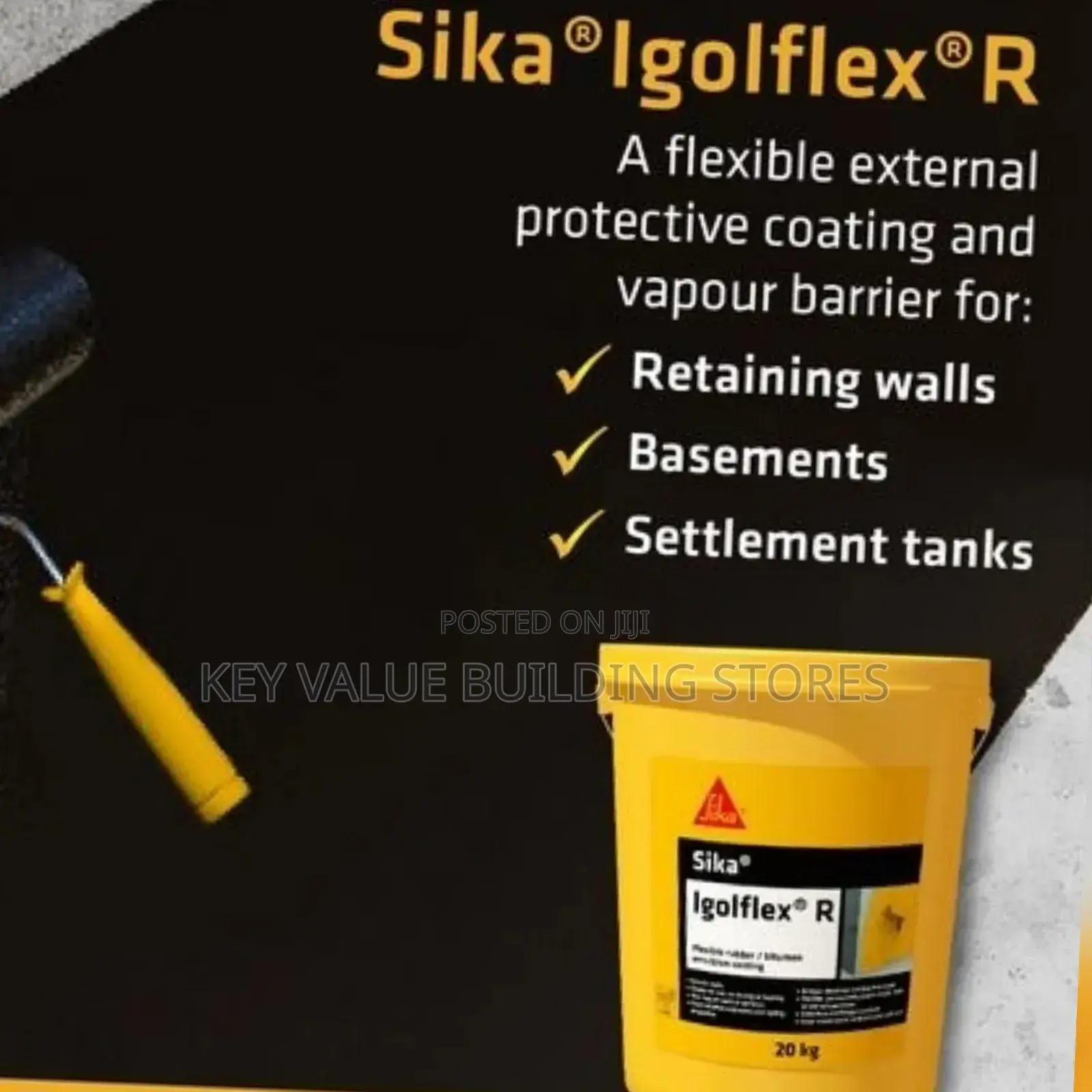 Sika Igol Flex Butminous Paint-20kgs