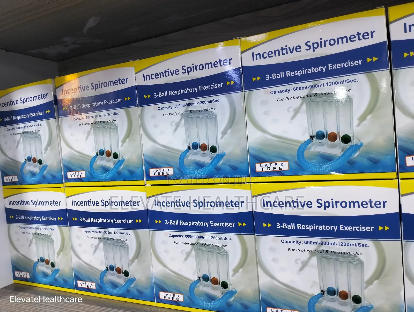 Incentive Spirometer 3 Ball 1200ml/Sec
