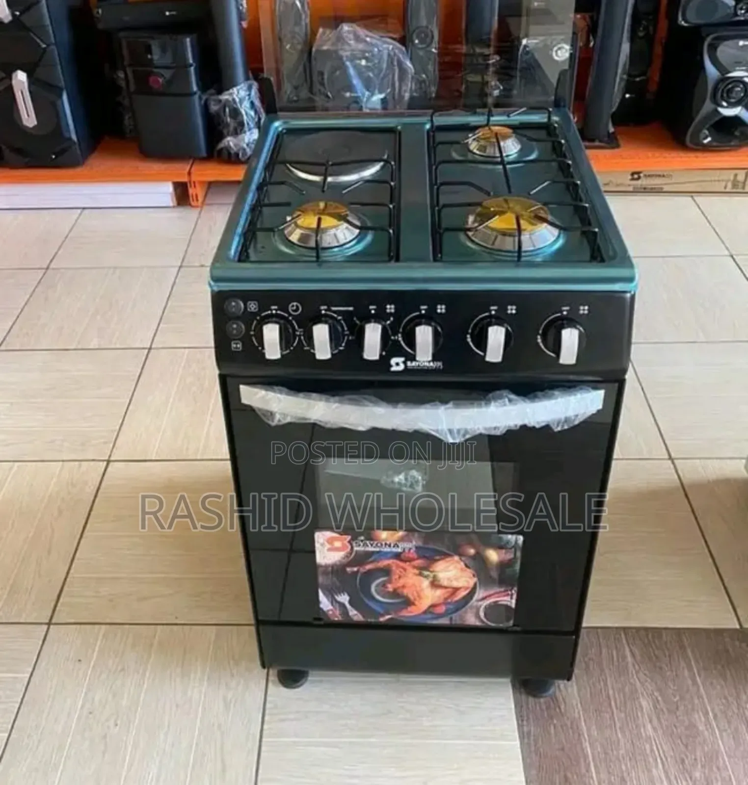 Cooker Black Sayona App 3+1 Cooker