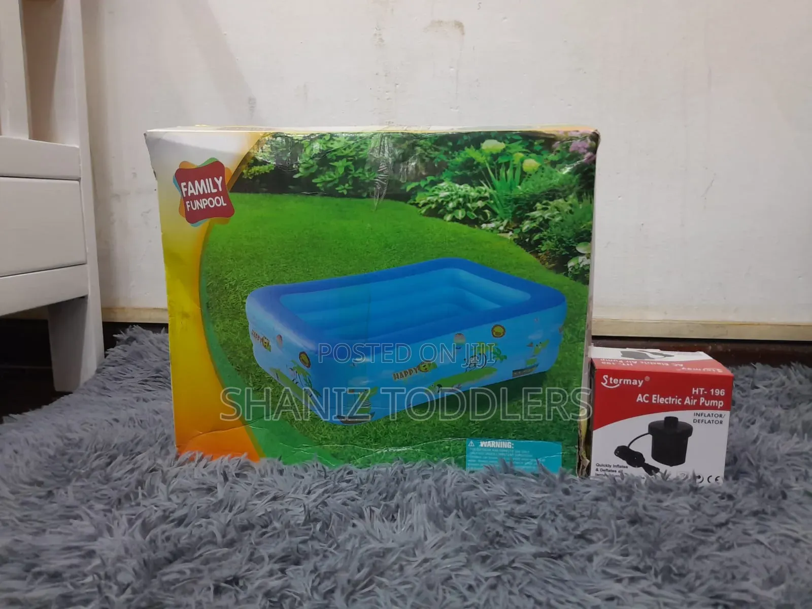 Swimming Pool With Electric Inflate Pump