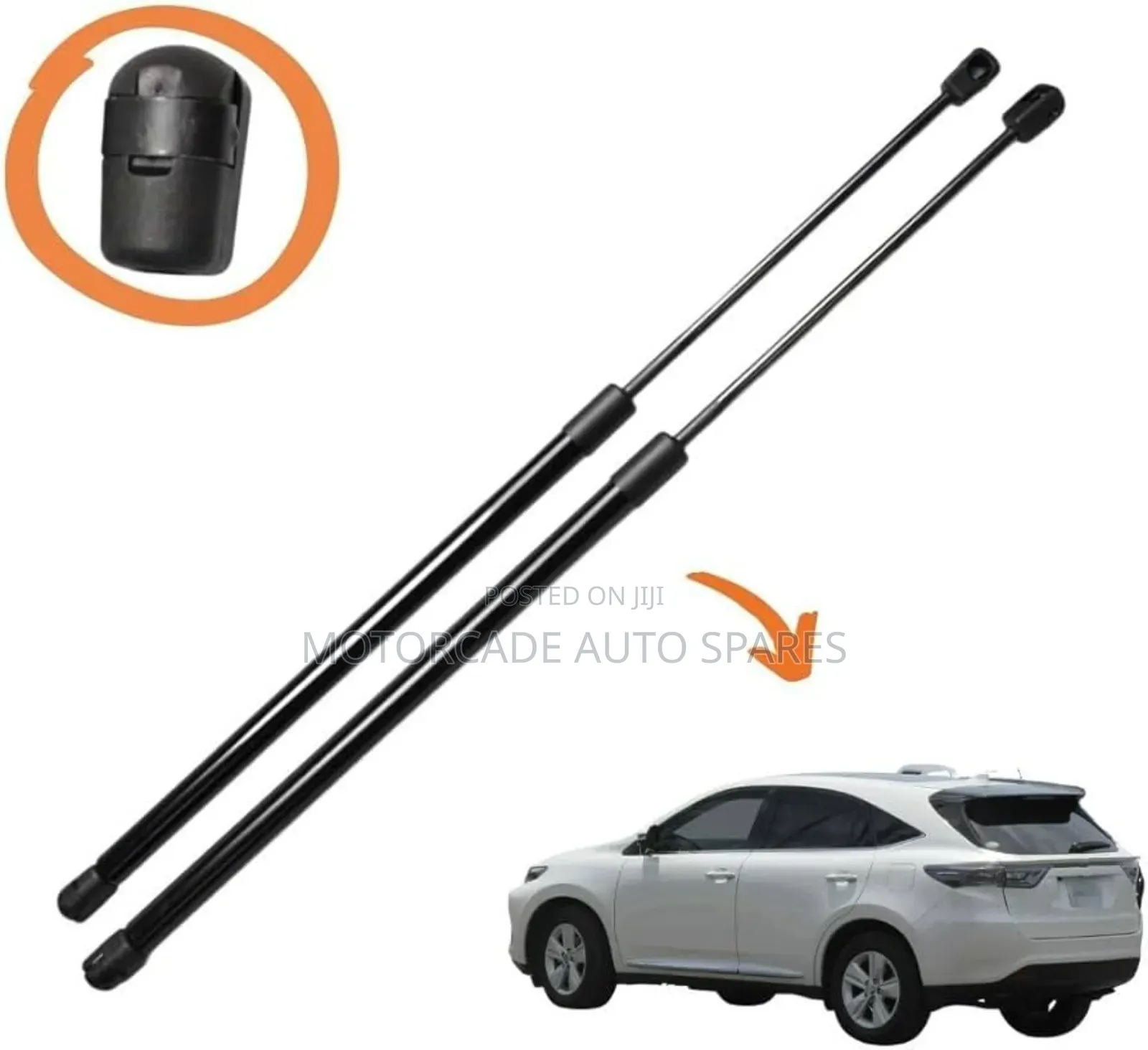 Toyota Harrier New 2014-2017 Tailgate Boot Shocks Manual