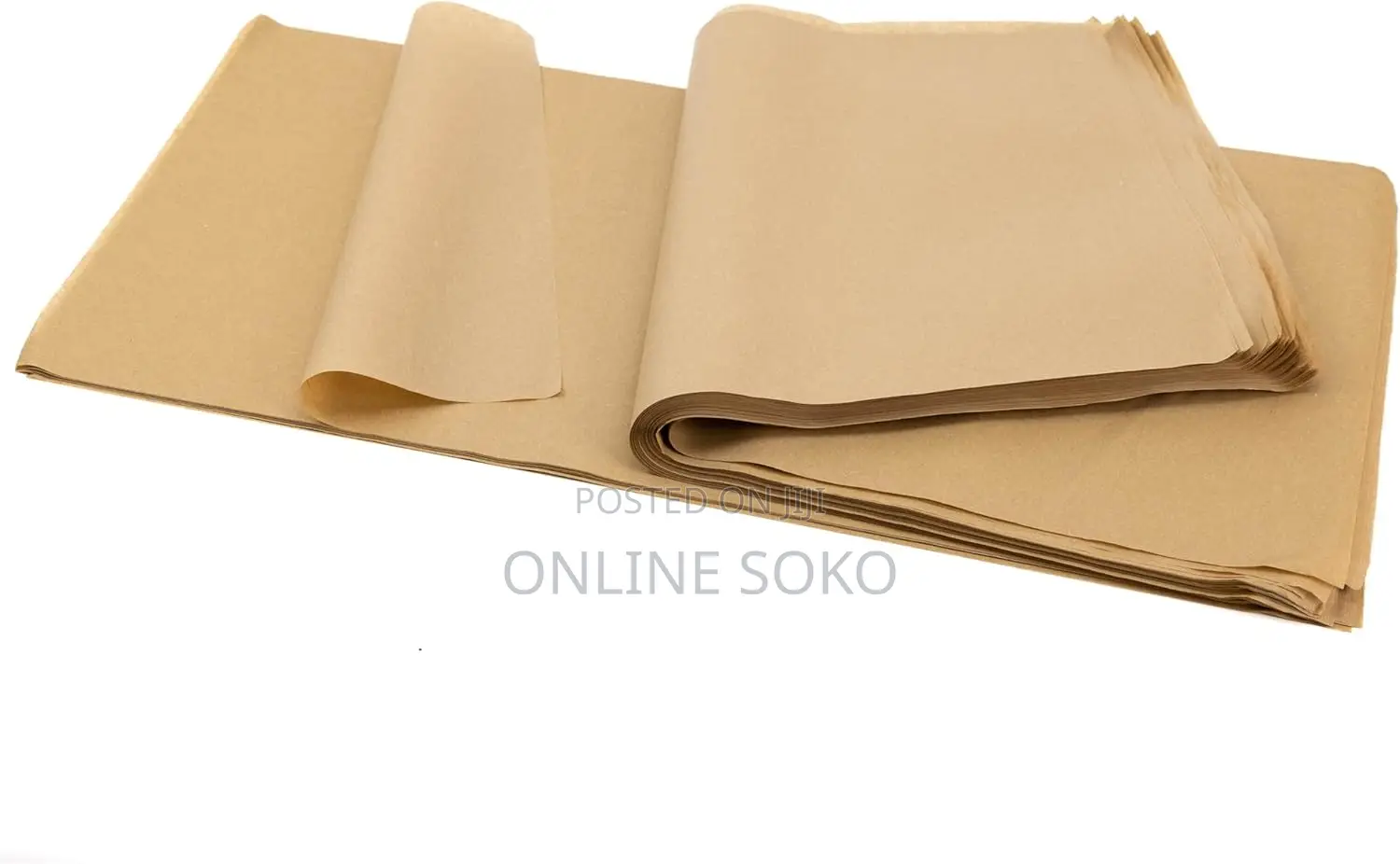 Lightweight Brown Wrapping Paper - 90 X 70cm - 225 Sheets