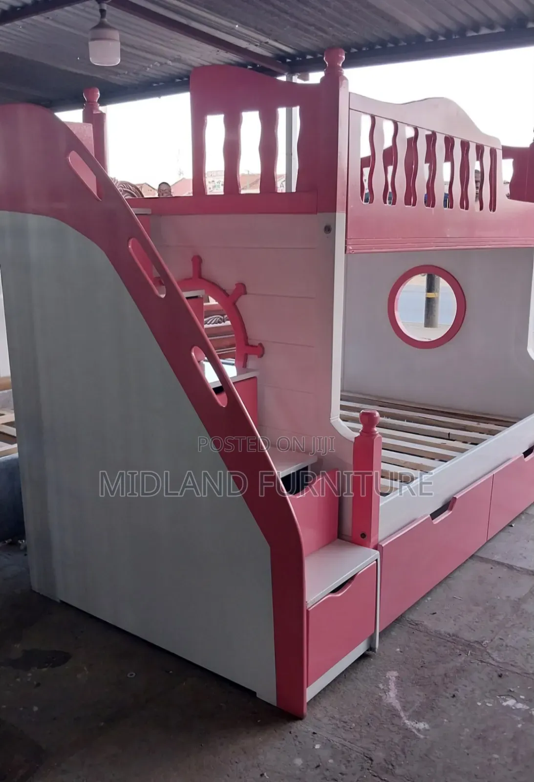 Children Double Decker With Stairs