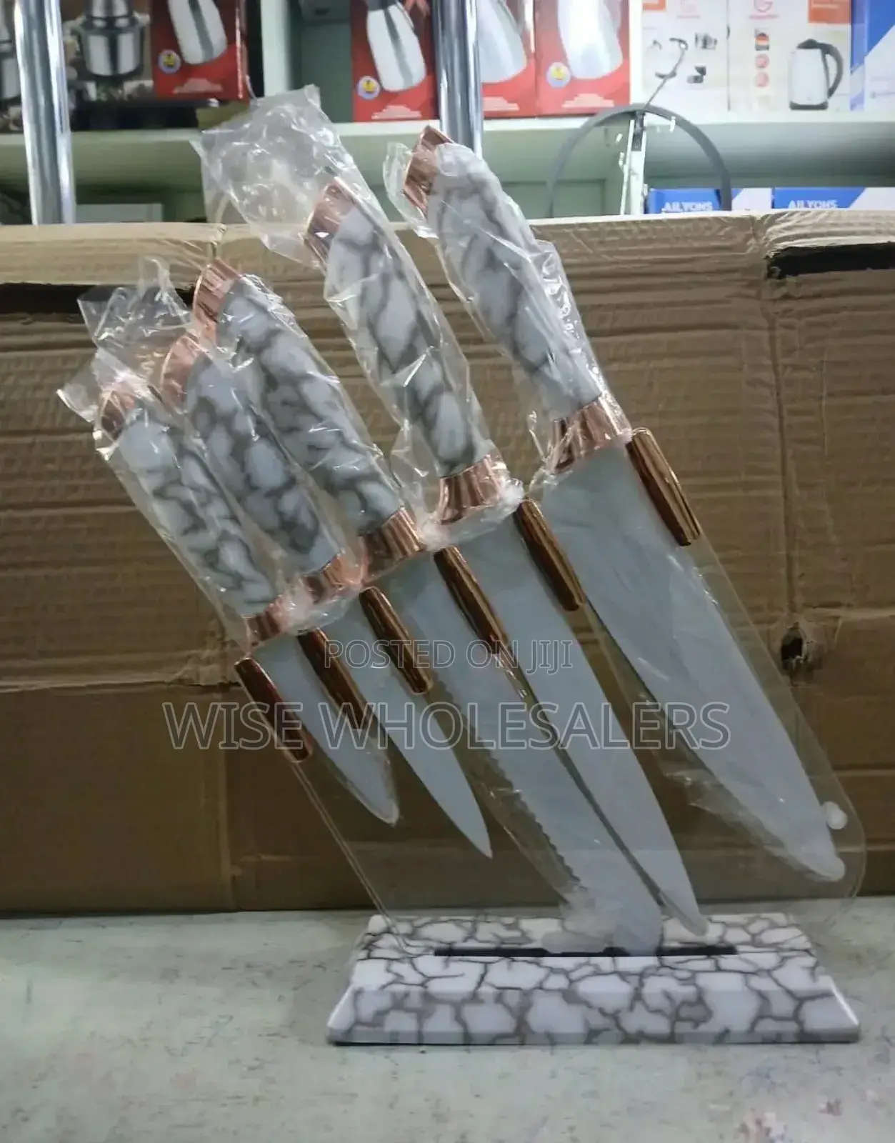 * Marble Knife Set
* Available