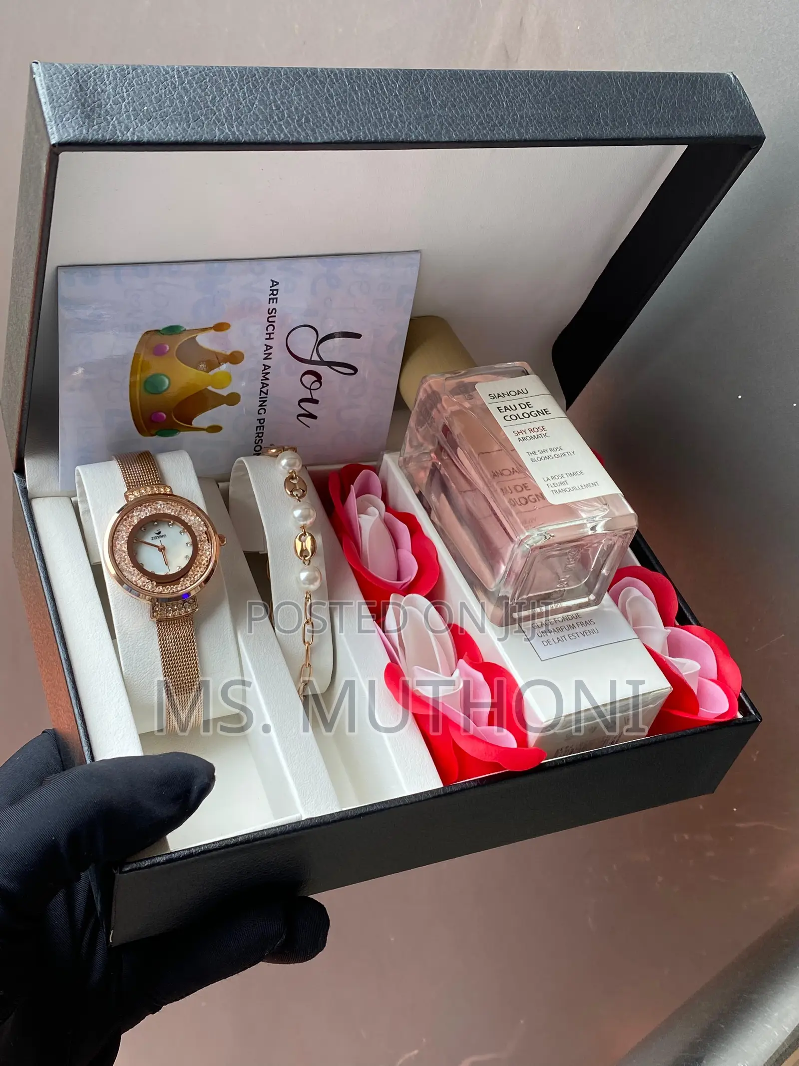 Ladies Perfume /Watch Gift Set