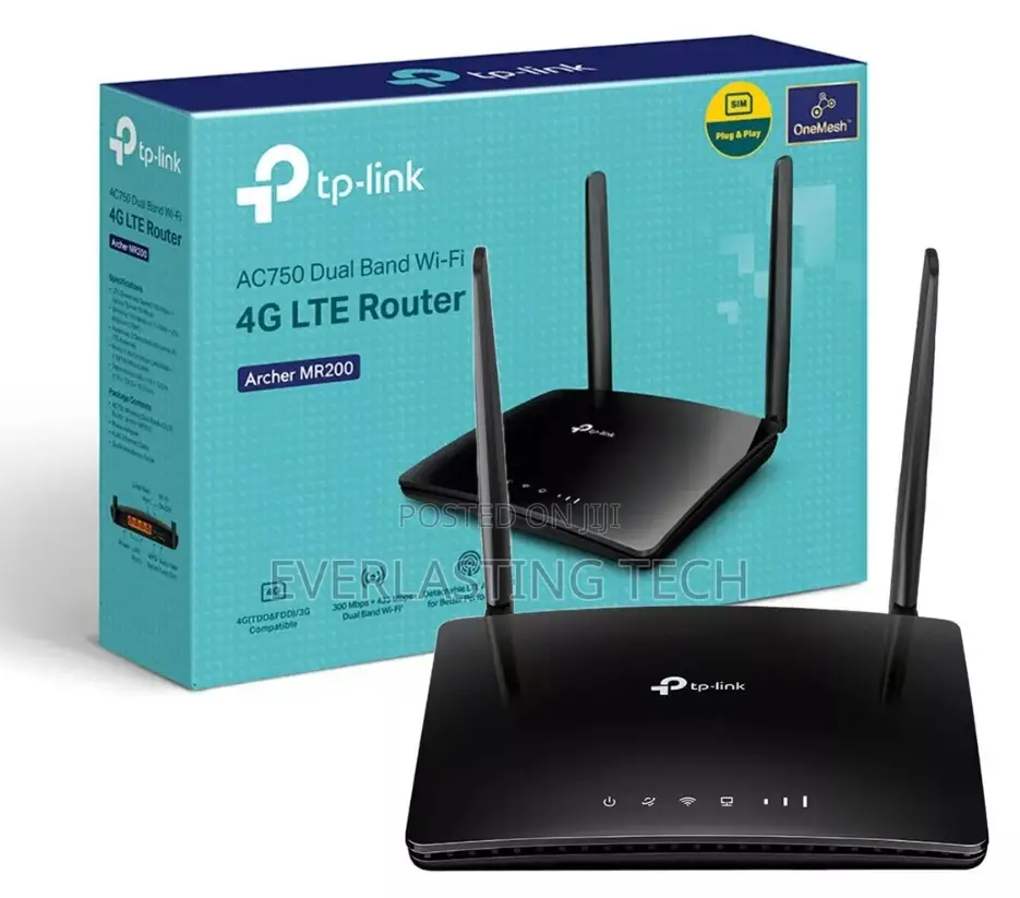 Ac750 Wireless Dual Band 4g Lte Router - Archer Mr200
