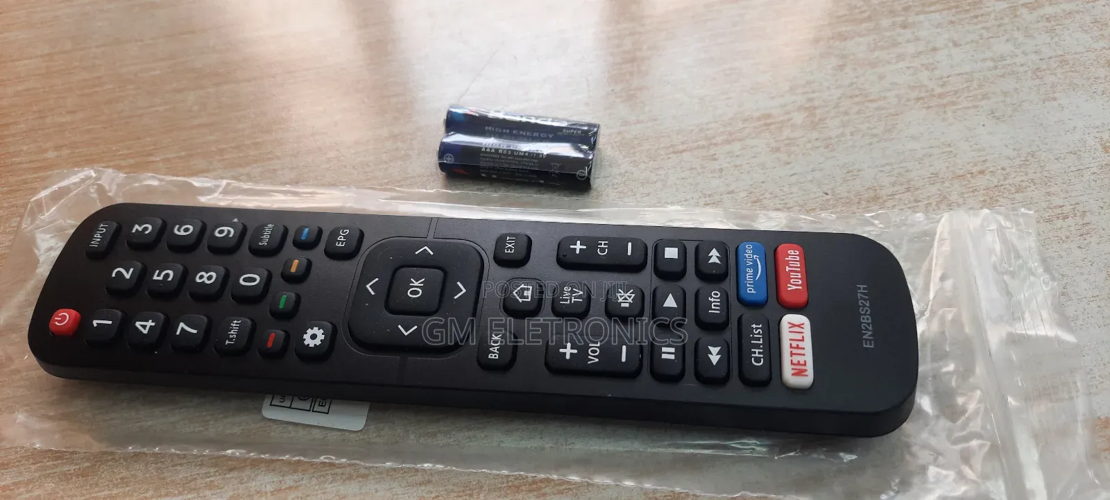 New Hisense Remote Control(Prime Video, Nexflix Youtube)